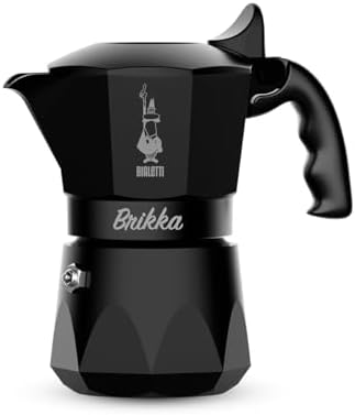 Bialetti Brikka 日本限定霧黑色2杯摩卡壺細節及使用示意圖 1