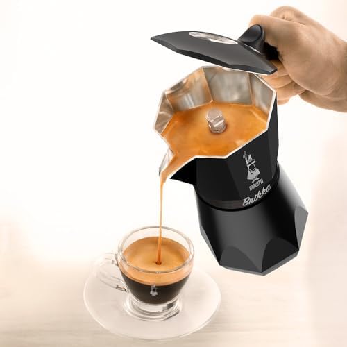 Bialetti Brikka 日本限定霧黑色2杯摩卡壺細節及使用示意圖 2