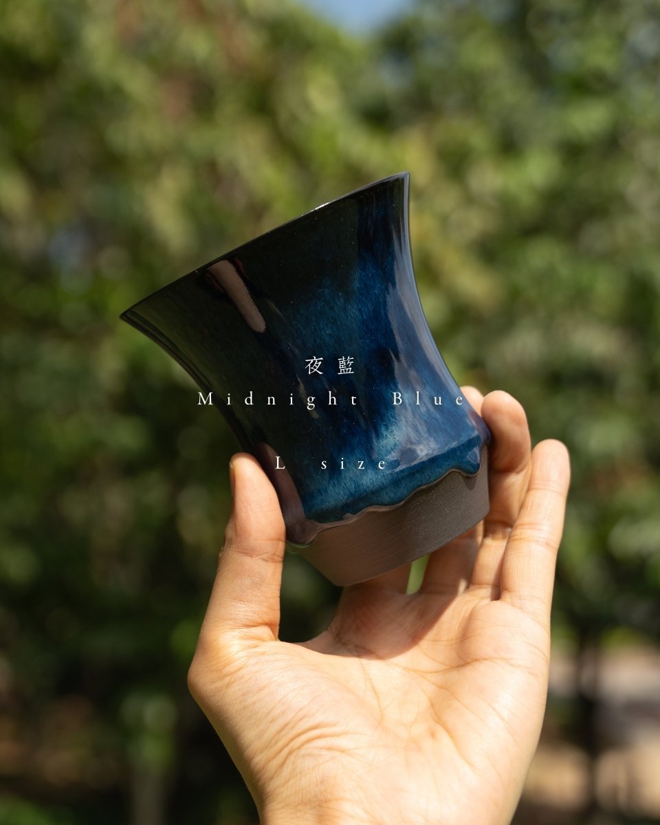 Coffee Stage Sharing Cup L Size 夜藍|Midnight Blue 300–330ml 無柄陶瓷手沖咖啡杯