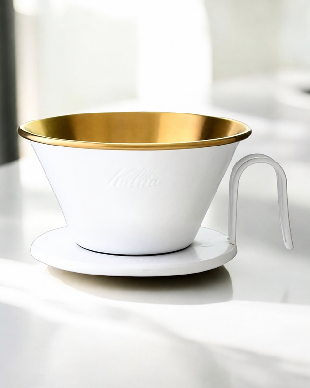 【LIMITED】Kalita made in Tsubame by Takamura coffee 限量版 155/185|185 (2-4人) / 白金色