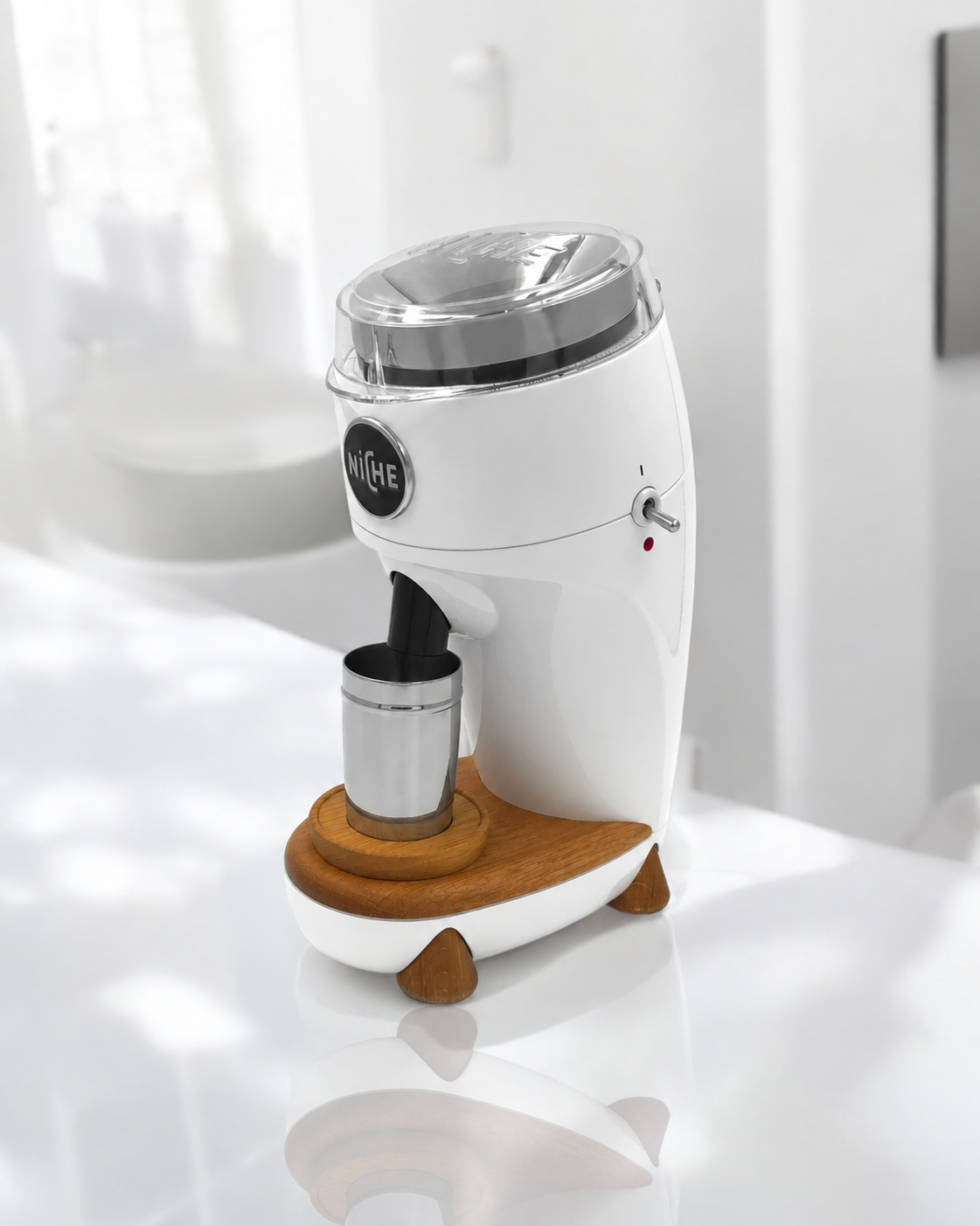 Niche Duo 磨豆機【專業級家用磨豆機,零殘留研磨體驗】|米白色 / UK 220-240V/50-60hz / 濃縮咖啡刀盤