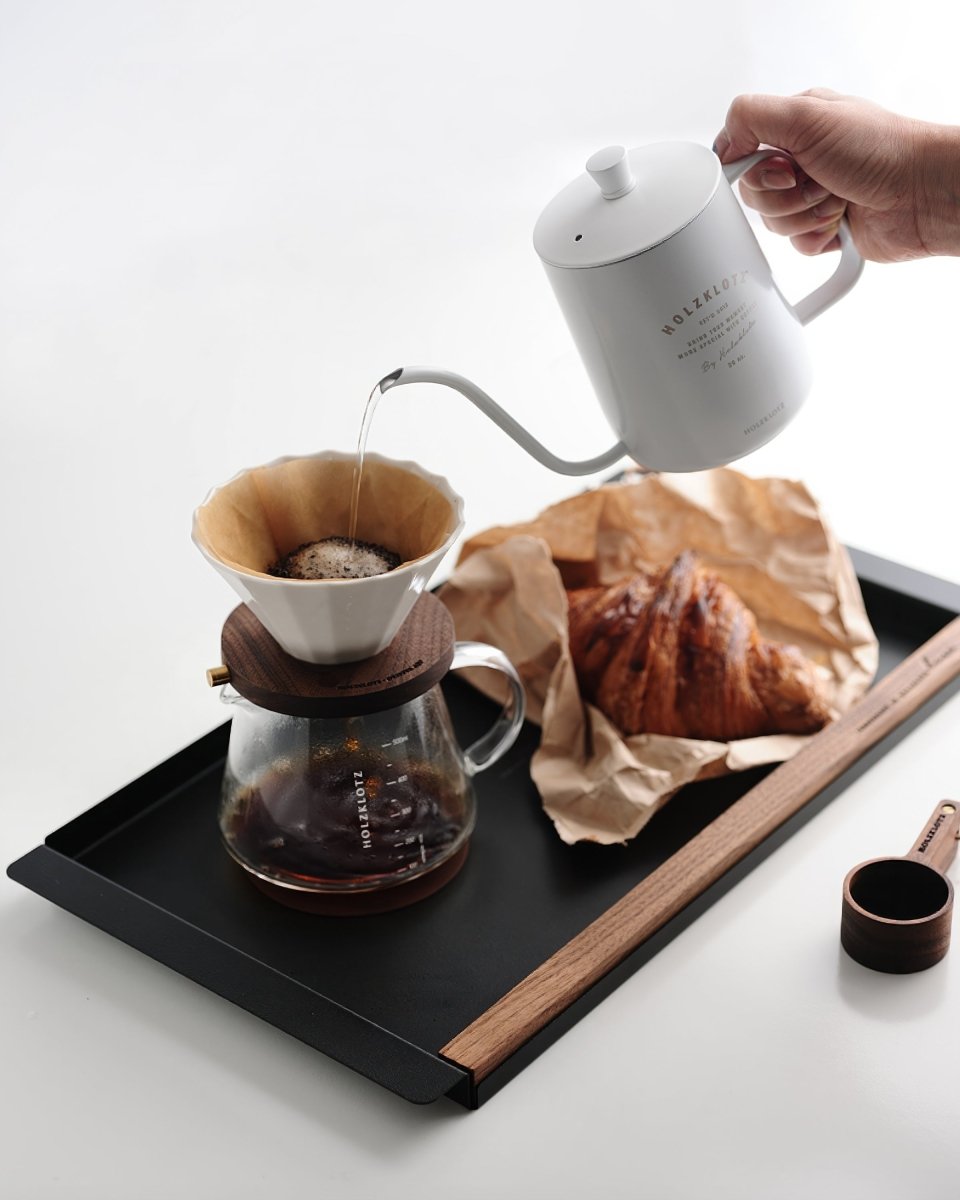 Holzklotz 木藝線條鐵製托盤 - Coffee Stage 咖啡舞台