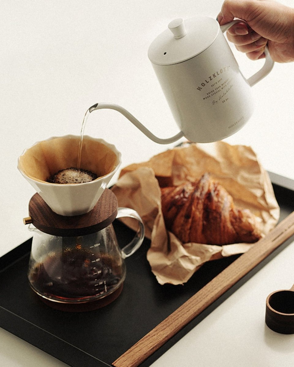 Holzklotz 手沖套裝 (A27濾杯、黑胡桃木托及咖啡下壺) - Coffee Stage 咖啡舞台