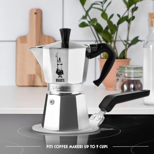 Bialetti 13cm 感應加熱轉接板細節及使用示意圖 2