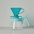 HARIO V60 Color Brew Mint Breeze 濾杯與玻璃咖啡壺