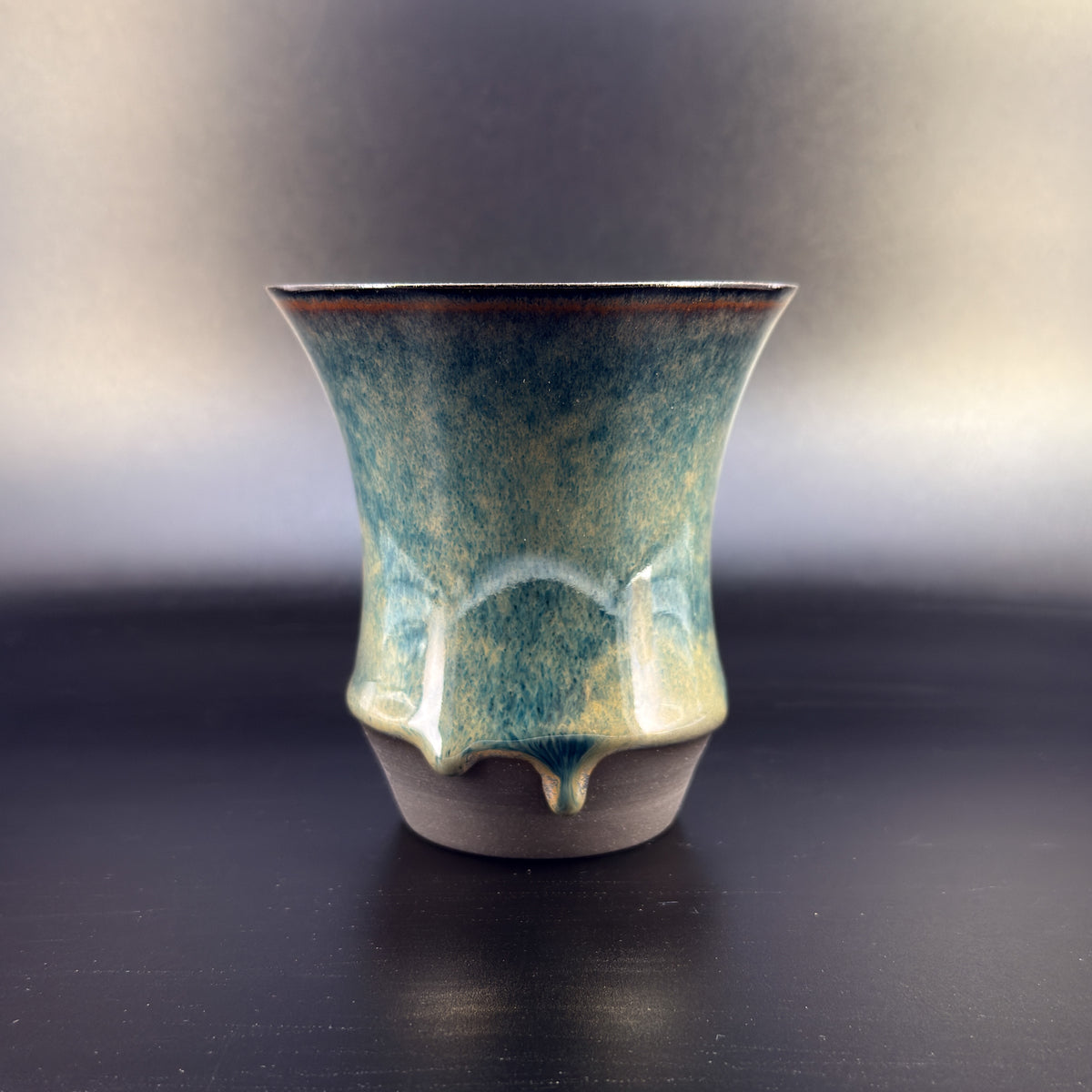 D1003 - Sharing Cup L Size - Trial Glaze Archive｜釉淚/半釉淚留存品