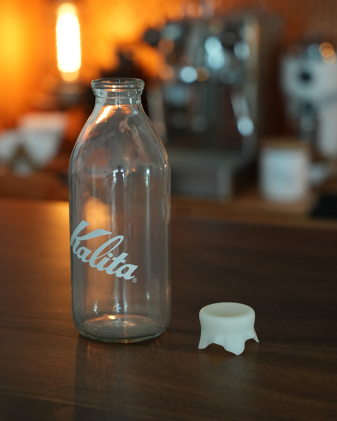 Kalita 玻璃牛奶瓶造型儲豆罐 320g - Coffee Stage 咖啡舞台