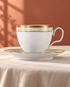 HARIO × Noritake 漢普夏金邊（綠色）茶咖啡杯碟｜250 mL｜漢普夏金邊（綠色）｜場景封面