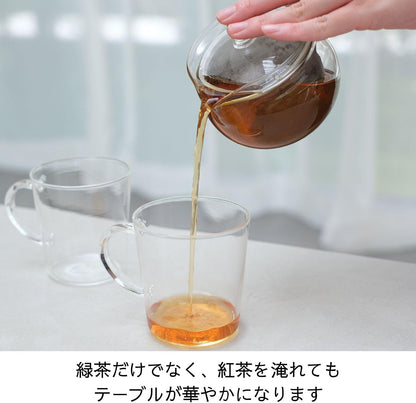 手持茶壺倒出紅茶