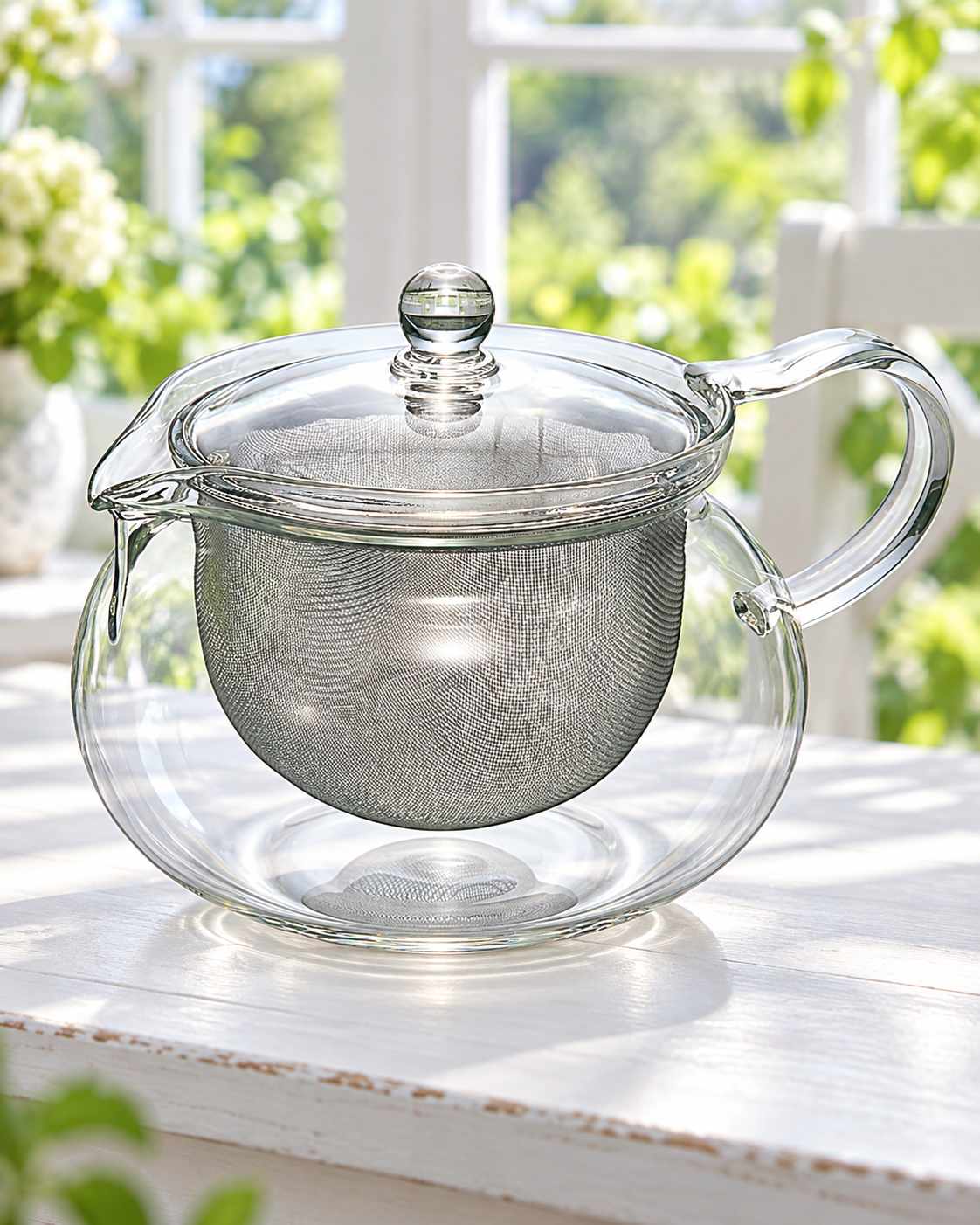 HARIO 茶茶急須 丸 耐熱玻璃茶壺｜700 mL｜場景封面