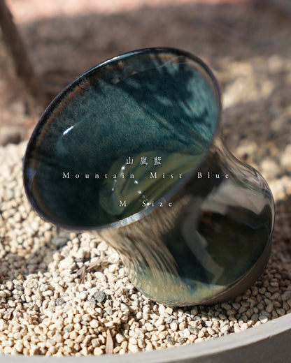 Coffee Stage Sharing Cup M Size 山嵐藍｜Mountain Mist Blue 約170ml 薄杯緣陶瓷咖啡杯