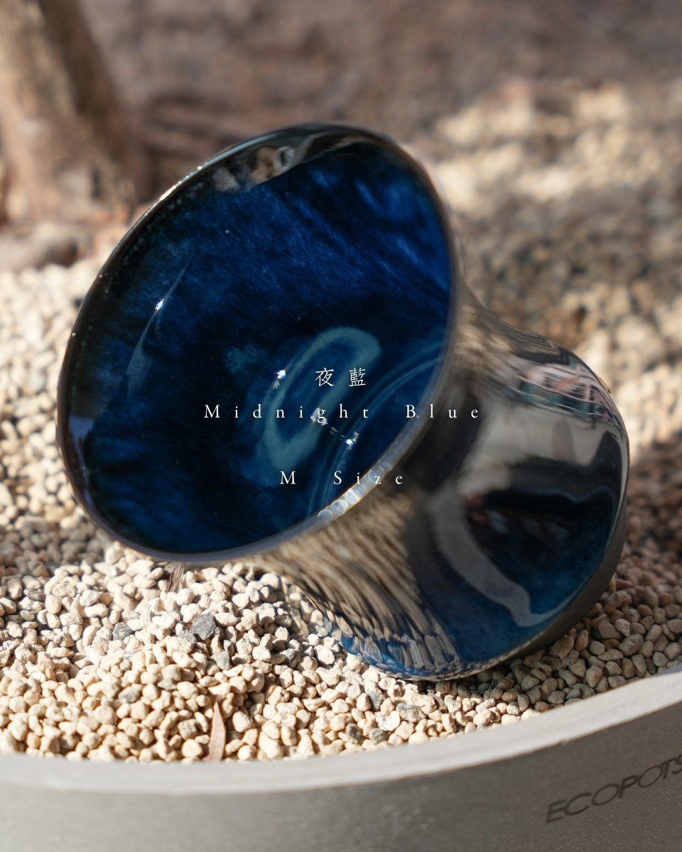 Coffee Stage Sharing Cup M Size 夜藍｜Midnight Blue 約170ml 薄杯緣陶瓷咖啡杯
