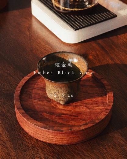 Coffee Stage Sharing Cup S Size 燼金黑 60–65ml 薄杯緣陶瓷品飲杯