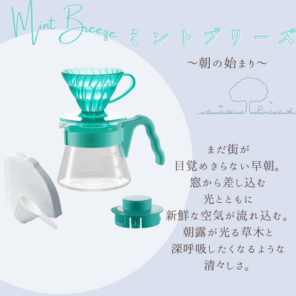 HARIO V60 Color Brew Urban Gray 完整套裝與配色概念說明
