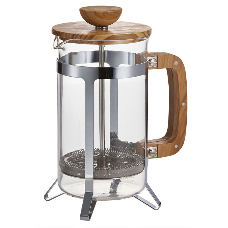 HARIO Cafe Press Wood 600mL 橄欖木咖啡壓濾壺商品圖