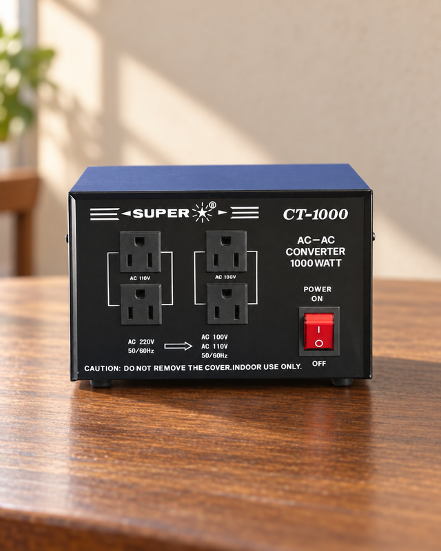 HARIO｜電熱虹吸式咖啡壺ECA-3-B｜淨變壓器（香港使用 220V輸出至100V，1000W)