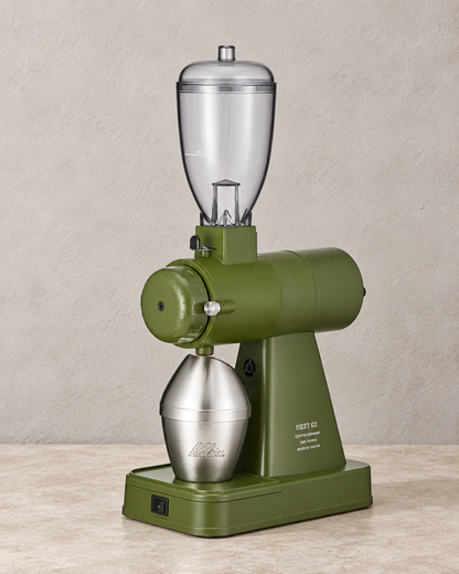Kalita NEXT G2 專業電動磨豆機｜AC100V 50/60Hz（日本電壓） / 軍綠色 / 淨機身
