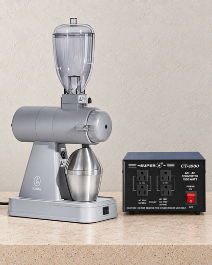 Kalita NEXT G2 專業電動磨豆機｜AC100V 50/60Hz（日本電壓） / 白色 / 機身及變壓器（香港使用 220V輸出至100V，1000W)