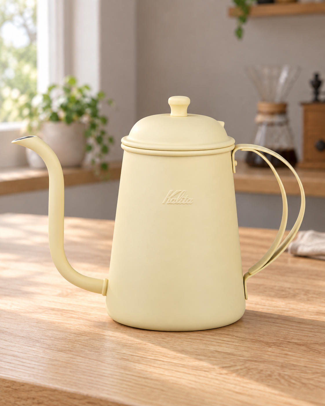 Kalita Earth Series 不鏽鋼手沖壺 700ml｜MORI・SORA・SUNA｜SUNA（砂）
