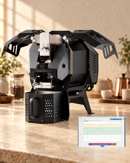 KALEIDO M2/ M2S 咖啡烘豆機 — Artisan軟件介面示意