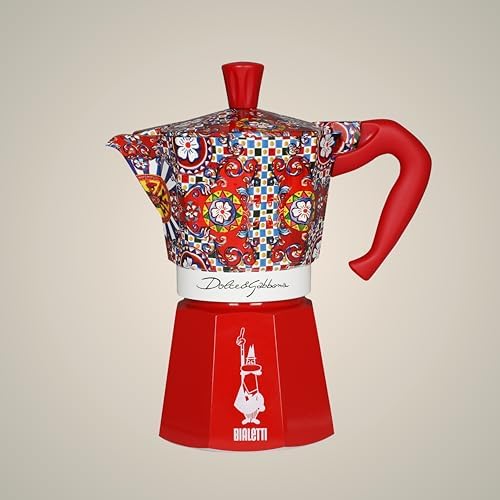 Bialetti x Dolce &amp; Gabbana Sicilian Cart 6杯摩卡壺細節及使用示意圖 2