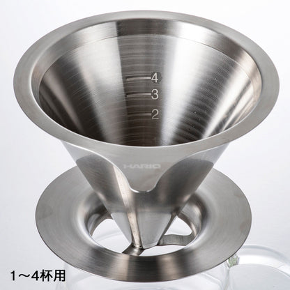 HARIO Double Mesh 02 雙層濾網與刻度細節