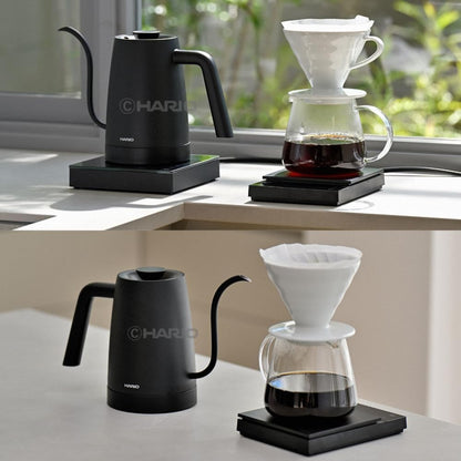 HARIO Lyra ECK-80｜手沖使用場景；其他器具屬示範背景