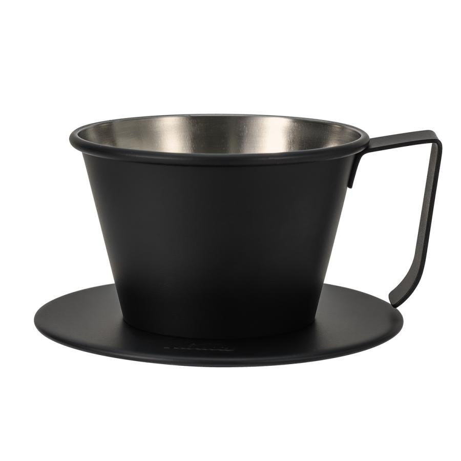 Kalita Black TSUBAME WDS-155 KB3 霧黑色不鏽鋼濾杯
