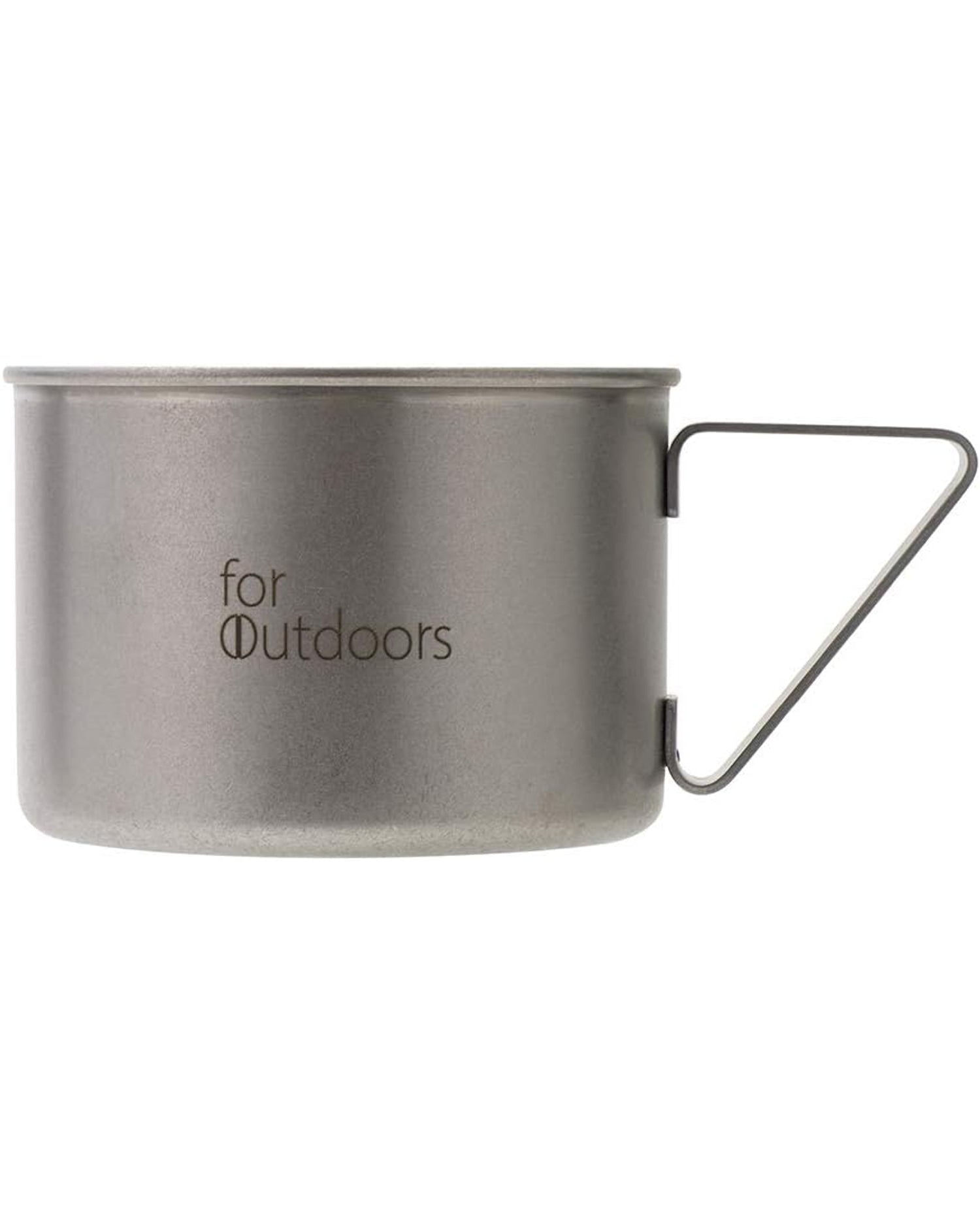 Kalita for Outdoors 370ml 不鏽鋼杯的系列標誌、杯身與金屬手柄