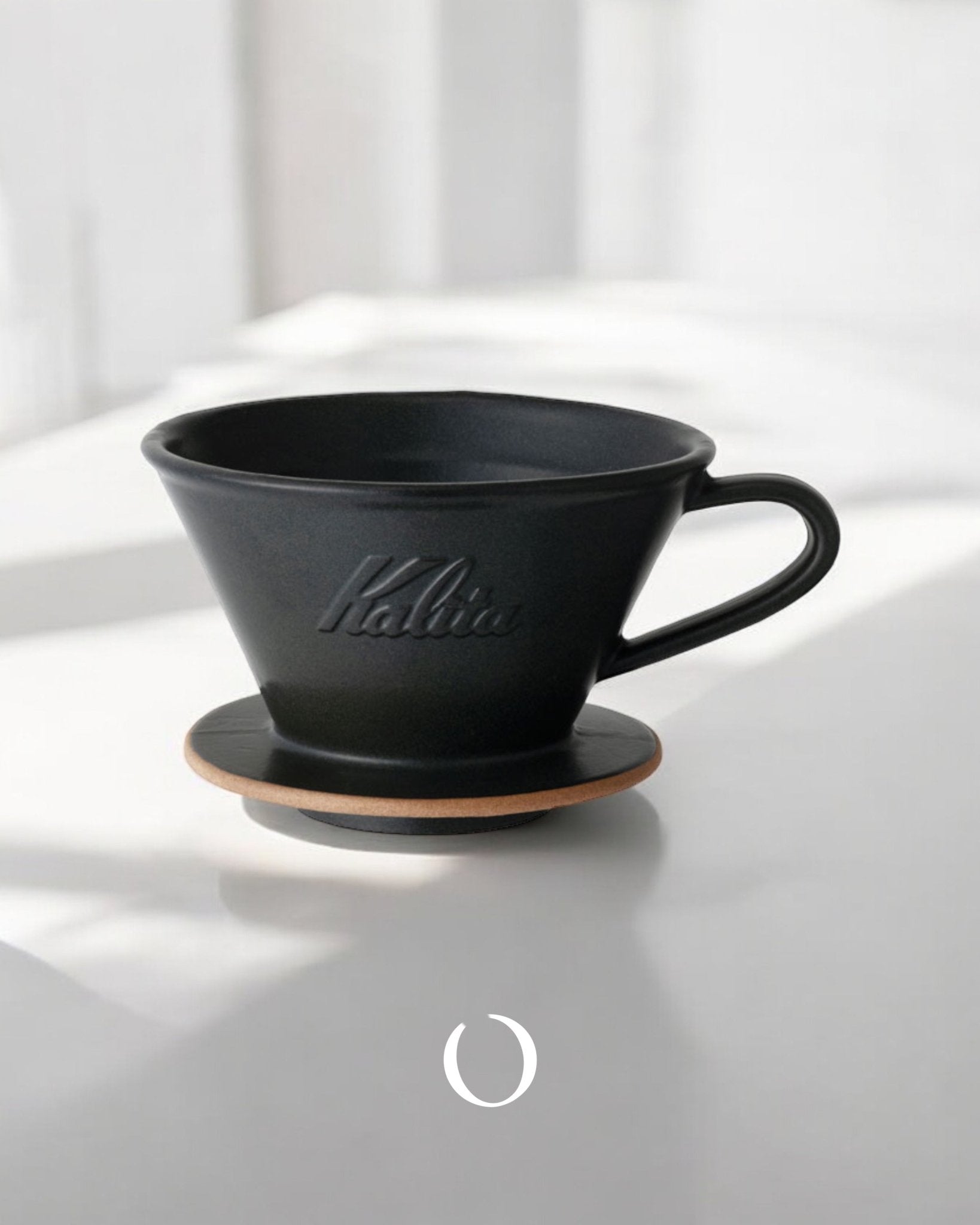 Kalita MI185 Mido Boily Ceramics Filter Cup [絶妙なデザイン、完璧な抽出]