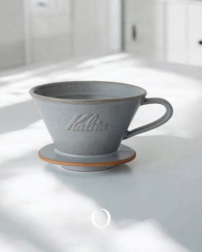 Kalita MI185 Mido Boily Ceramics Filter Cup [絶妙なデザイン、完璧な抽出]