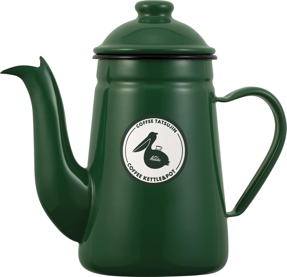 Kalita 咖啡達人 Pelican 1L 綠色琺瑯手沖壺 52309 原裝商品圖