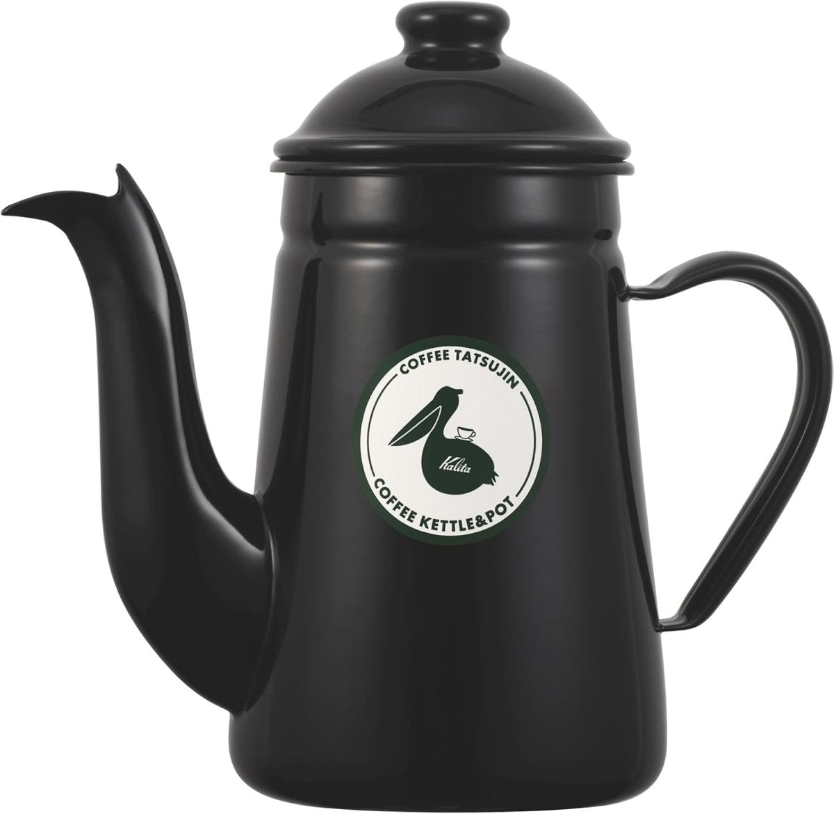 Kalita 咖啡達人 Pelican 1L 黑色琺瑯手沖壺 52303 原裝商品圖