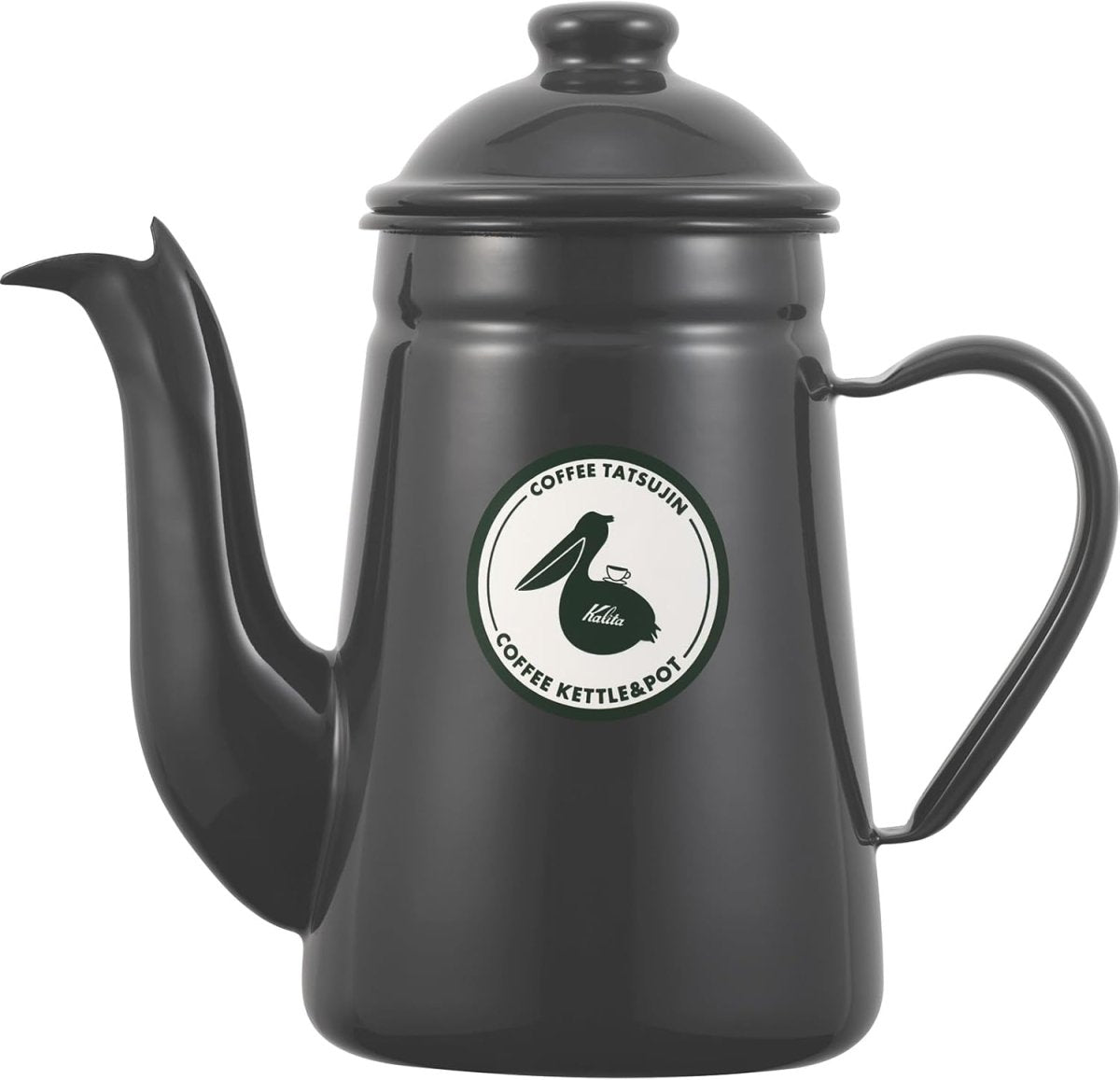 Kalita 咖啡達人 Pelican 1L 灰色琺瑯手沖壺 52305 原裝商品圖