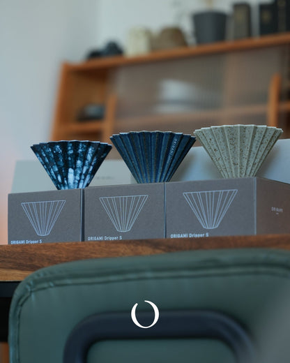 【LIMITED】ORIGAMI Dripper S [sukumo]【蓝染工艺与极致咖啡体验】 