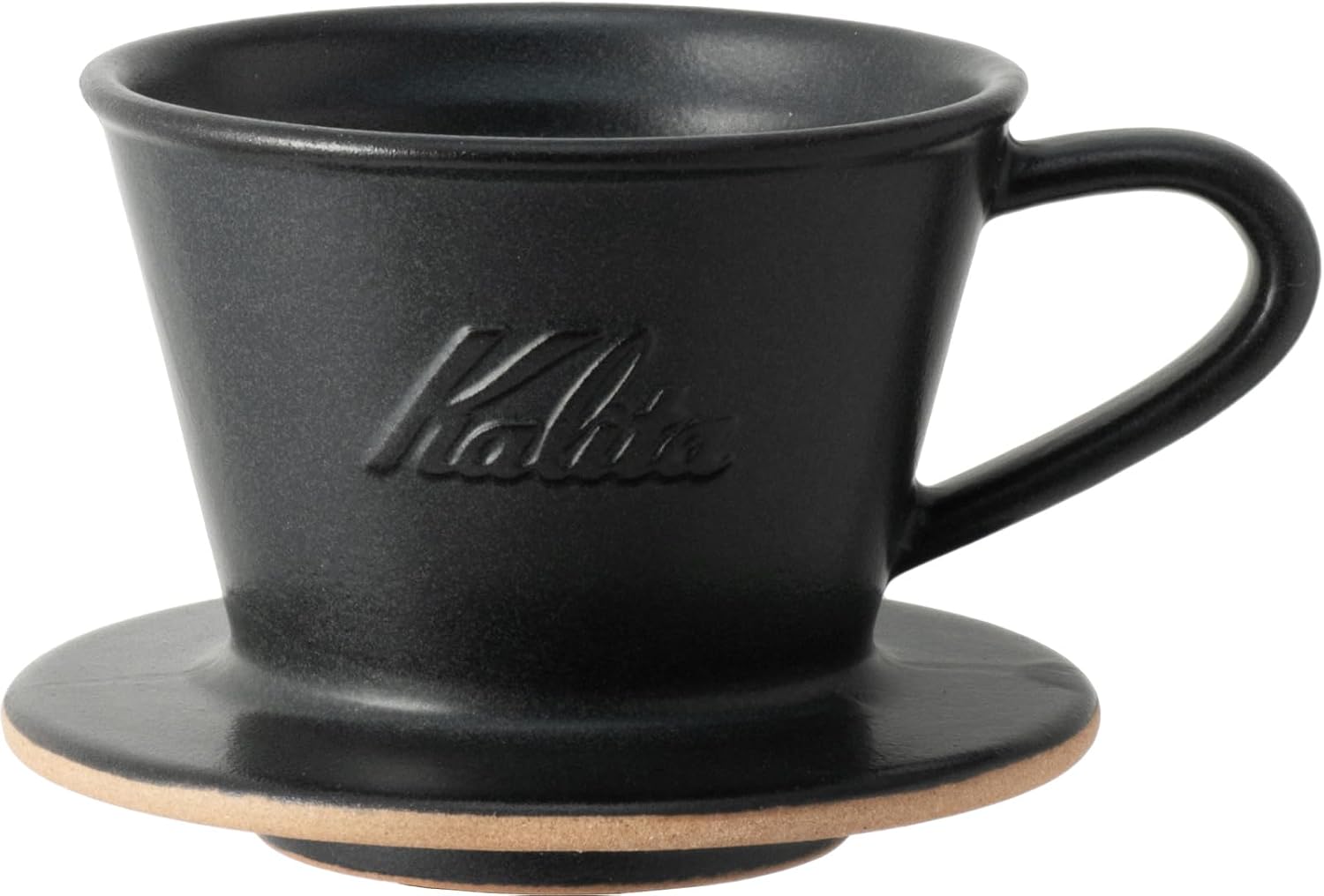 Kalita MI155 美濃燒咖啡濾杯沙黑色