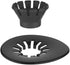 HARIO V60 SUIREN 黑色 Ring Set，分開展示肋條固定環與濾杯托