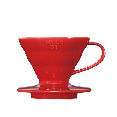 HARIO V60 陶瓷咖啡濾杯 01 紅色