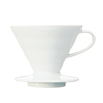 HARIO V60 陶瓷咖啡濾杯 02 白色