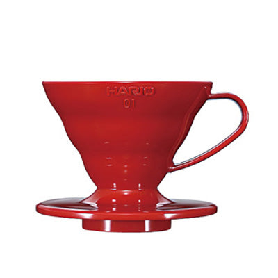 HARIO V60 樹脂咖啡濾杯 01 紅色
