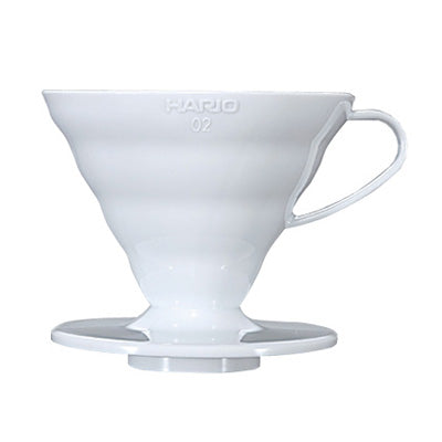 HARIO V60 樹脂咖啡濾杯 02 白色